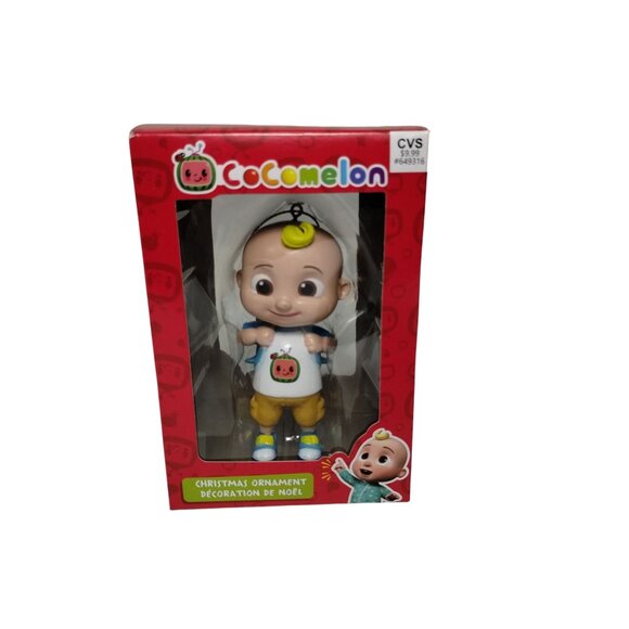 Cocomelon JJ School Outfit Backpack 4 in Christmas Tree Ornament Kurt Adler New - Picture 2 of 8